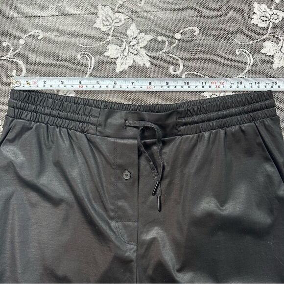 T Alexander Wang Black Satin Jogger Style Pant Sz Small - Picture 14 of 16